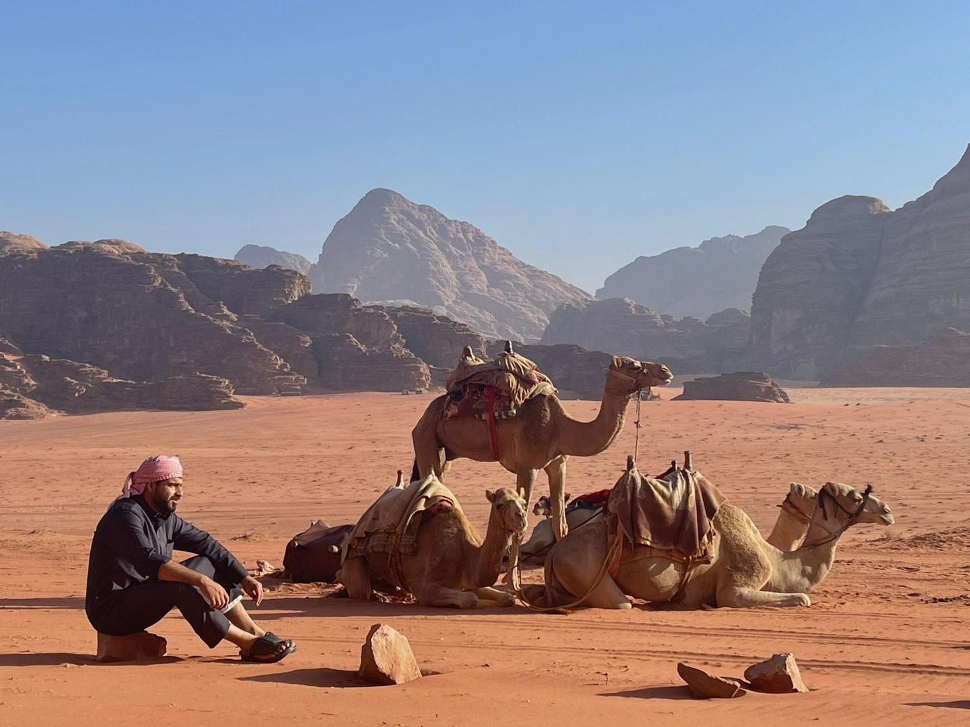 Hotel Omar Ghazi Camp Wadi Rum Exterior foto